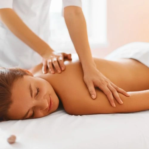 classical massage woman being massaged