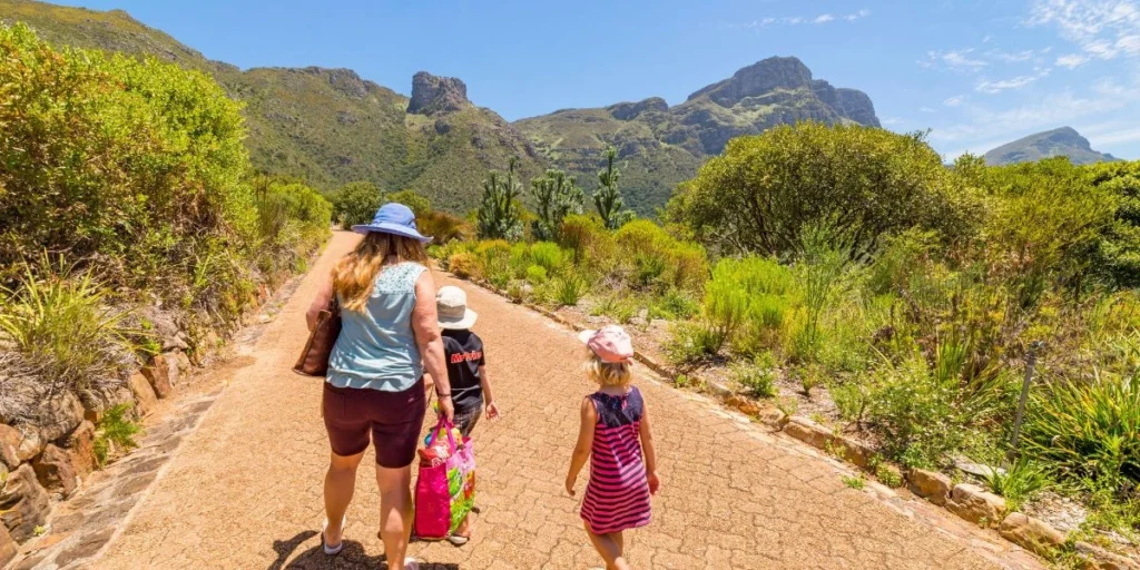 kirstenbosch family walking