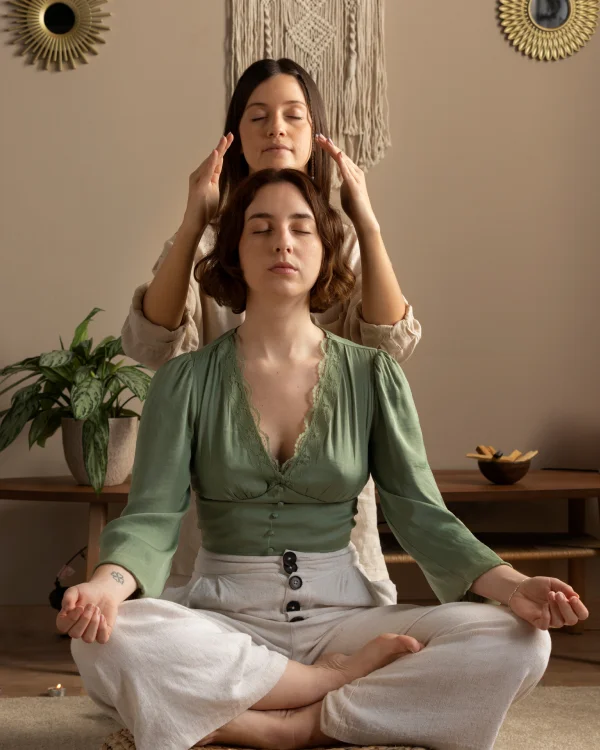 retreat programs two women meditating