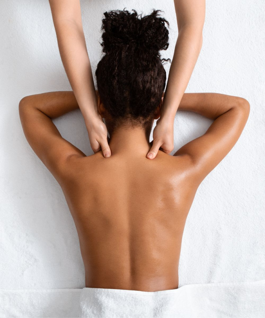 wellness therapies woman being massaged
